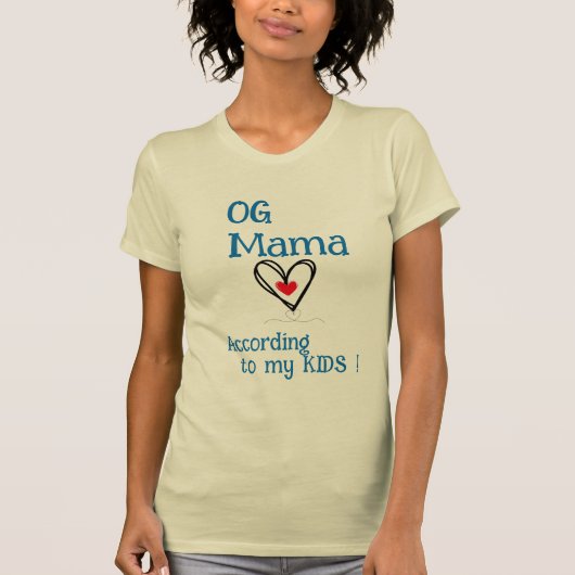 OG Mama - Muttertag T-Shirt (Vorderseite)