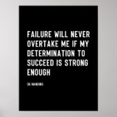 Og Mandino Zitat Minimalistisch Moderner Stil Poster (Vorne)