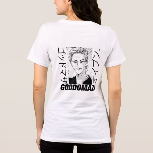 OG MOMOKO KOPF WEISS T-SHIRT WIEDER ANSICHT Tri-Blend SHIRT (Rückseite)