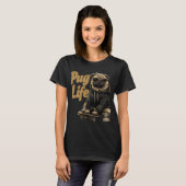 OG-Mops-Leben T-Shirt (Vorne ganz)