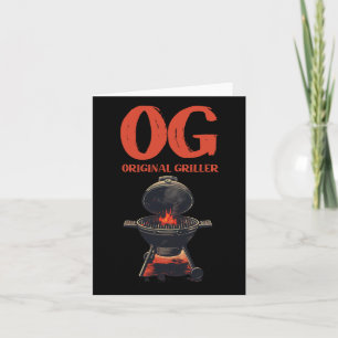 Og Original Griller Grillen Byrbecue Pitmaster Gri Karte