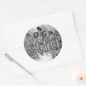 OG! RUNDER AUFKLEBER (Umschlag)