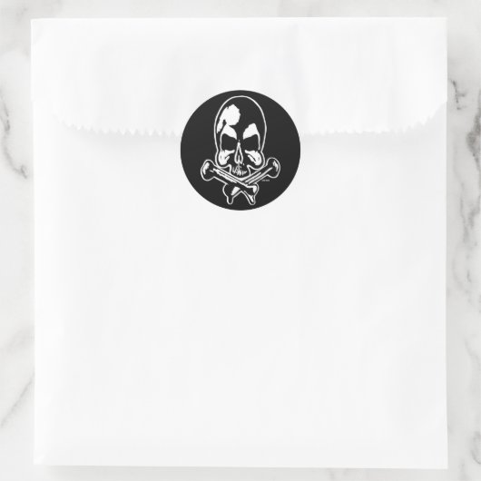 OG SKULL ROUND STICKER (Tasche)