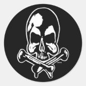 OG SKULL ROUND STICKER (Vorderseite)