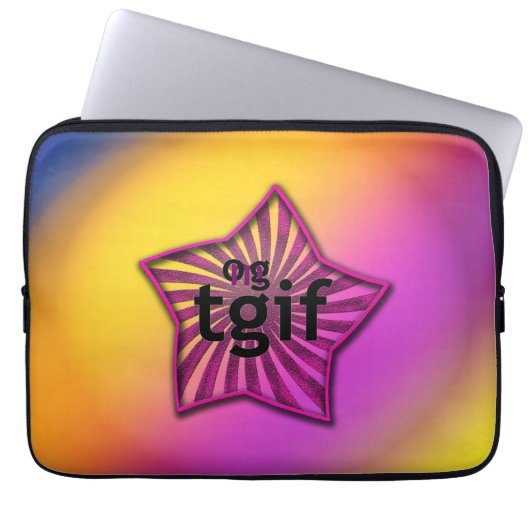 OG! tgif Laptopschutzhülle (Vorderseite)