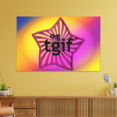 OG! tgif Leinwanddruck (Insitu (Wohnzimmer))