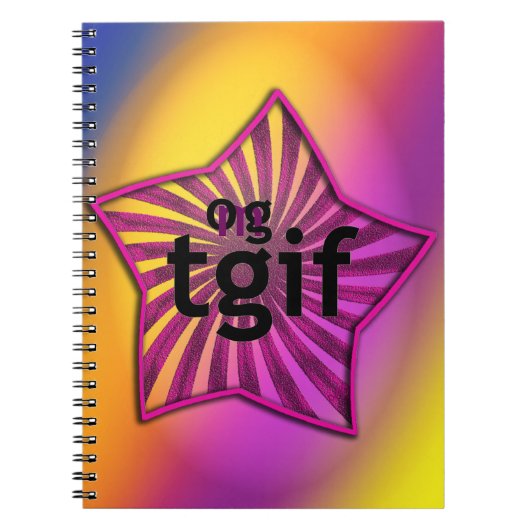 OG! tgif Notizblock (Vorderseite)