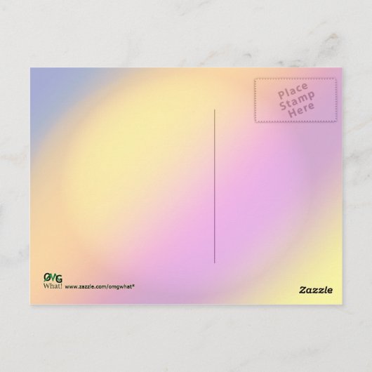 OG! tgif Postkarte (Rückseite)