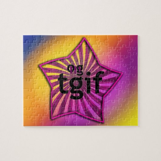 OG! tgif Puzzle (Horizontal)