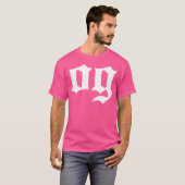 Og the Original Gangster Cool Old School Hip Hop T-Shirt (Vorne ganz)