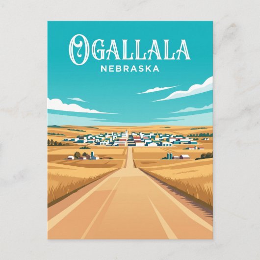 Ogallala USA Postkarte (Vorderseite)