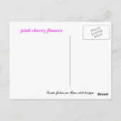 Ogange California Blume Postkarte (Rückseite)