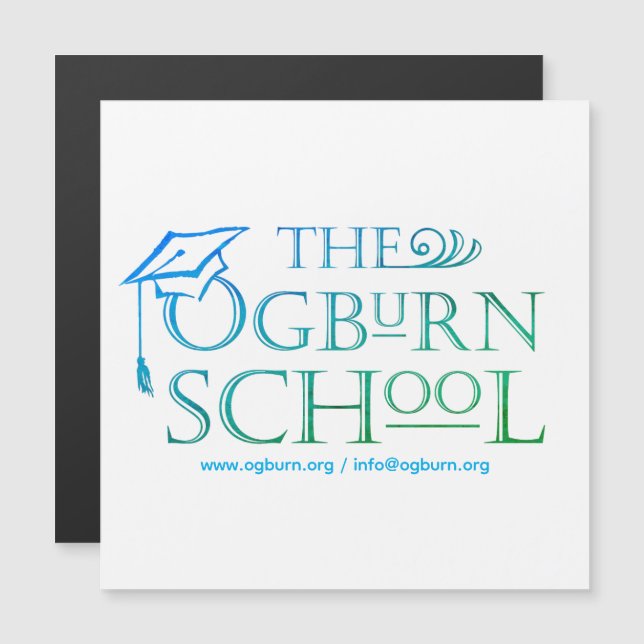 Ogburn-Schule Magnet (Vorne/Hinten)