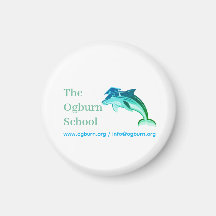 Ogburn-Schulmaskottchen-Magnet