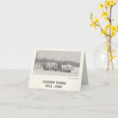 Ogden Farm 1832-1985 Stadt Wallkill New York Karte (Gelbe Blume)