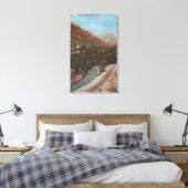 Ogden, Utah - Ogden Canyon View & River Leinwanddruck (Insitu (Schlafzimmer))