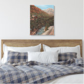 Ogden, Utah - Ogden Canyon View & River Leinwanddruck (Insitu (Schlafzimmer))