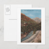 Ogden, Utah - Ogden Canyon View & River Postkarte (Vorne/Hinten)