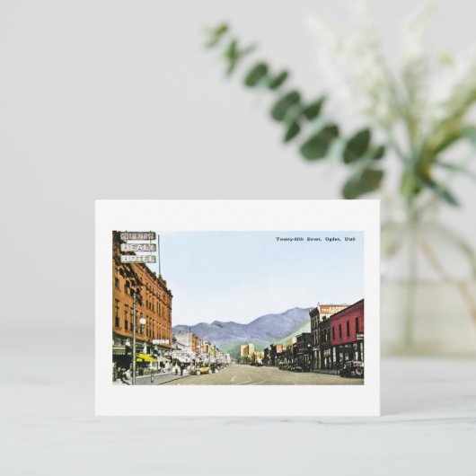 Ogden, Utah Postkarte (Stehend Vorderseite)