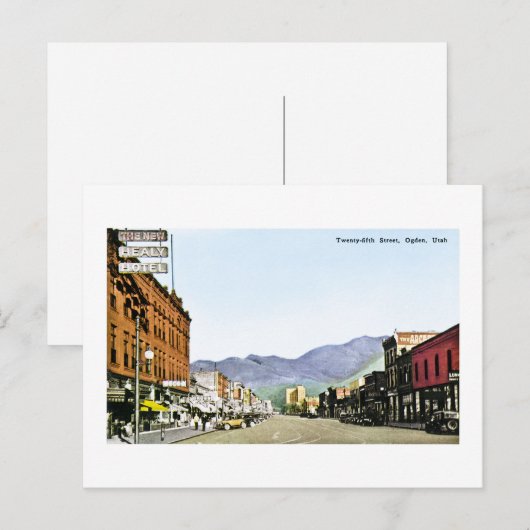 Ogden, Utah Postkarte (Vorne/Hinten)