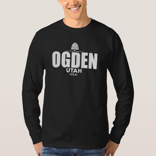 Ogden Utah Retro Vintage T-Shirt (Vorderseite)
