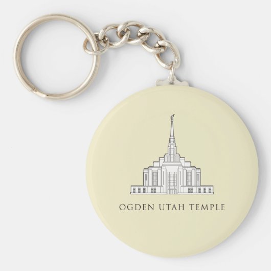 Ogden Utah Temple. Schlüsselanhänger (Vorne)