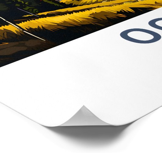 Ogden Utah Travel Print Poster (Ecke)