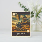 Ogden, Utah | VINTAG Postkarte (Stehend Vorderseite)