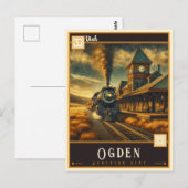 Ogden, Utah | VINTAG Postkarte (Vorne/Hinten)