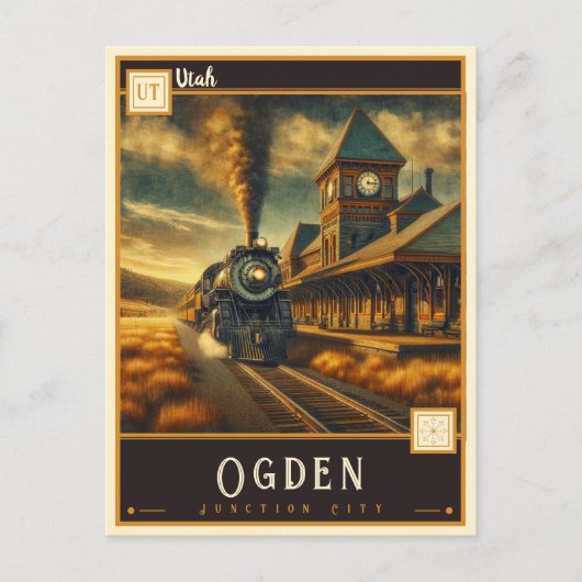 Ogden, Utah | VINTAG Postkarte (Vorderseite)