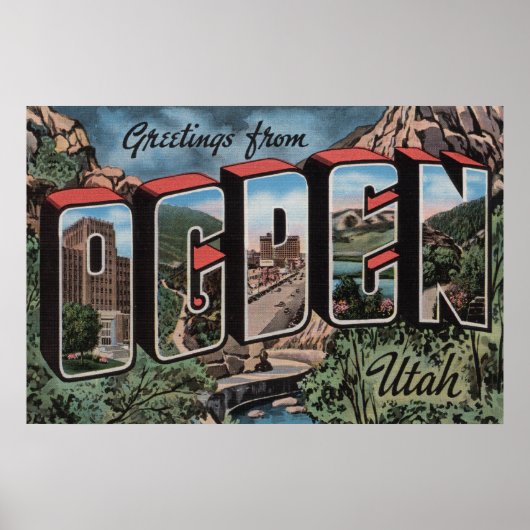 Ogden, UtahLarge Letter ScenesOgden, UT 2 Poster (Vorne)