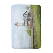 Ogdensburg Harbour Lighthouse, New York Badematte (Vorderseite Vertikal)