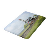 Ogdensburg Harbour Lighthouse, New York Bath Mat Badematte (Schrägansicht)