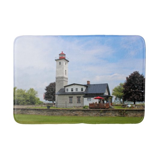 Ogdensburg Harbour Lighthouse, New York Bath Mat Badematte (Vorderseite)