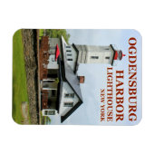 Ogdensburg Harbour Lighthouse, New York Magnet (Horizontal)