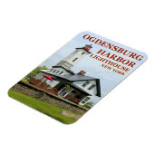 Ogdensburg Harbour Lighthouse, New York Magnet (Linke Seite)