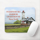 Ogdensburg Harbour Lighthouse, New York Mousepad (Mit Mouse)