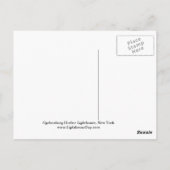 Ogdensburg Harbour Lighthouse, New York Postcard Postkarte (Rückseite)