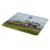 Ogdensburg Harbour Lighthouse NY Cutting Board Schneidebrett (Ecke)