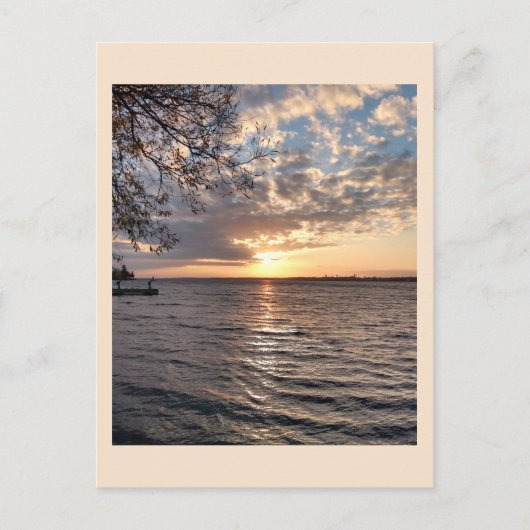 Ogdensburg Sunset Postkarte (Vorderseite)