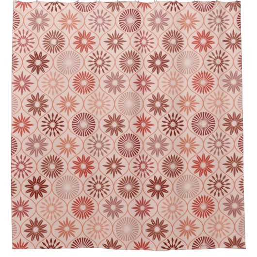 Ogee Boho Blume Duschvorhang (Vorderseite)