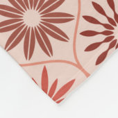 Ogee Boho Blume Fleecedecke (Ecke)