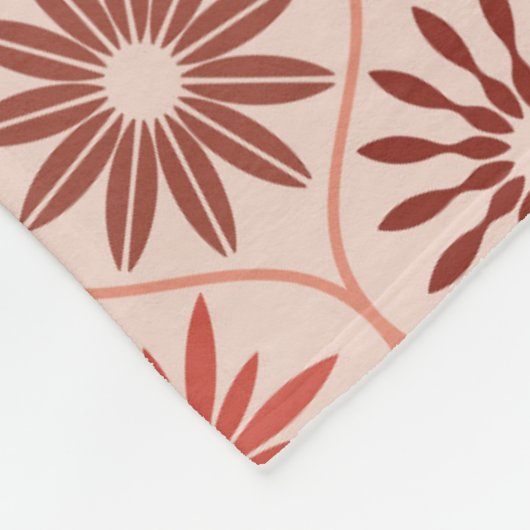 Ogee Boho Blume Fleecedecke (Ecke)