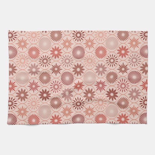 Ogee Boho Blume Geschirrtuch (Horizontal)