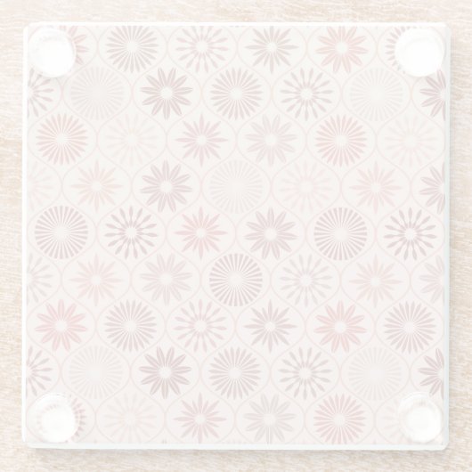 Ogee Boho Blume Glasuntersetzer (Rückseite)