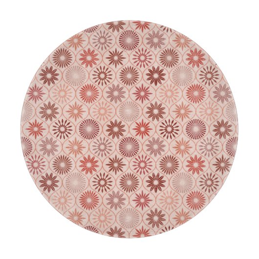 Ogee Boho Blume Schneidebrett (Vorderseite)