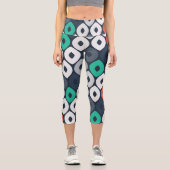 Ogee Pattern Capri Leggings (Vorderseite)