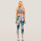 Ogee Pattern Capri Leggings (Vorderseite)