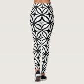 Ogee und Star Repeat Pattern Leggings (Rückseite)