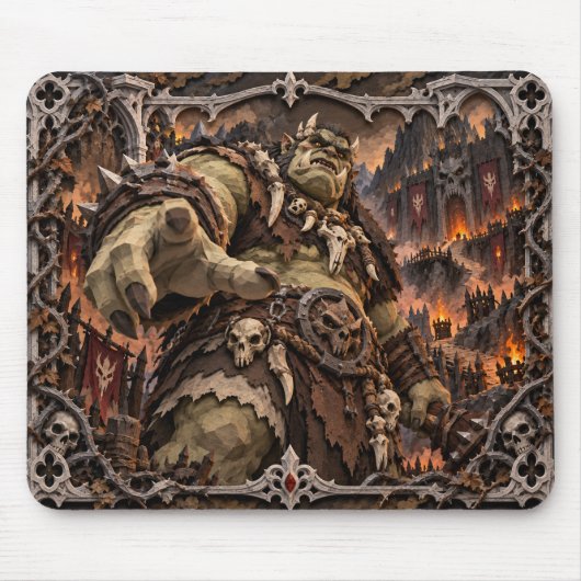 Oger, Paper Cut Monster Mousepad (Vorne)